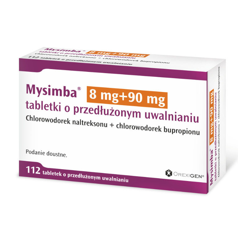 Mysimba - tabletki na odchudzanie na receptę zawierające naltrekson i bupropion Mysimba - tabletki na odchudzanie na receptę zawierające naltrekson i bupropion