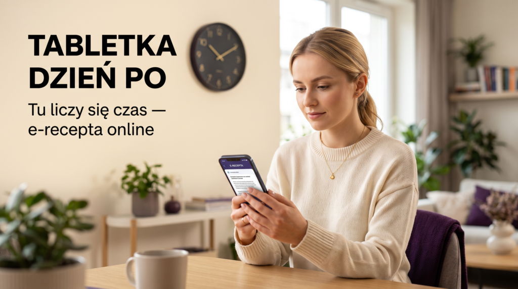 Tabletka dzień po — e-recepta online, gdy liczy się czas