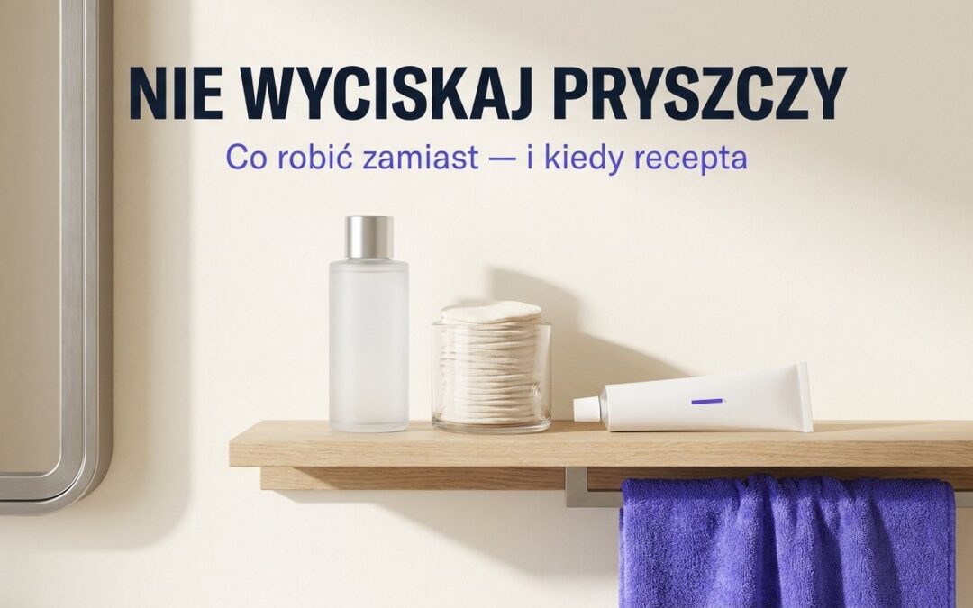 Dlaczego nie wolno wyciskać pryszczy — i co robić zamiast
