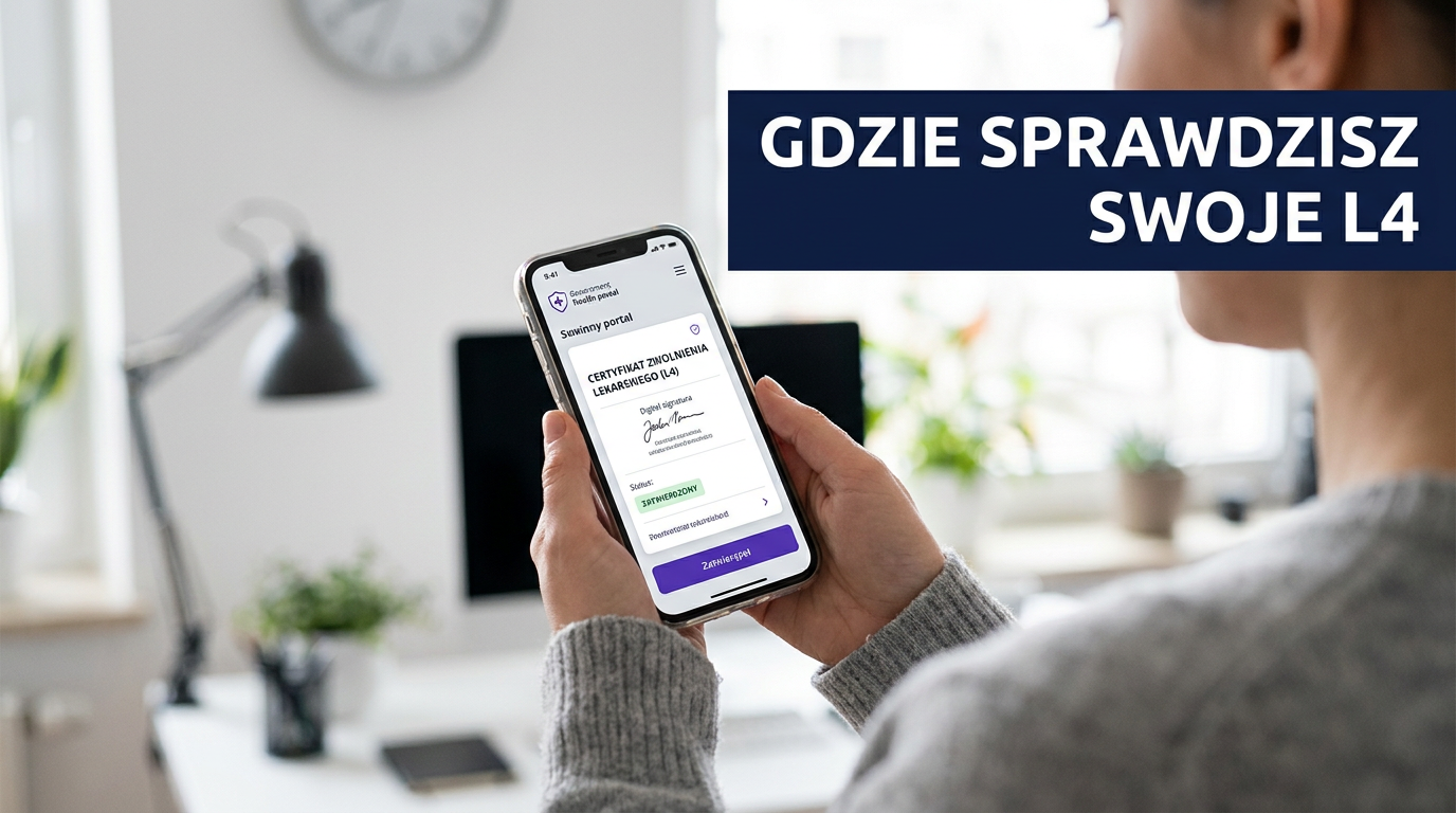 Telefon z portalem zdrowia — sprawdzanie zwolnienia lekarskiego